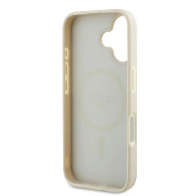 7. Guess Grained Ring MagSafe case for iPhone 16 - beige