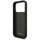 7. AMG Leather Debossed Lines Logo Case for iPhone 17 Pro - Black