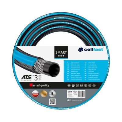 2. CELLFAST SMART ATSV Garden Hose 50m Above Ground Black, Blue