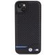 3. BMW Leather Carbon case for iPhone 15 Plus - black