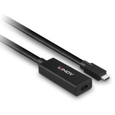 3. Lindy 43364 USB Cable USB 3.2 Gen 2 (3.1 Gen 2) 5m USB C 10 Gbit/s Black