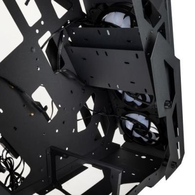 4. Kolink Big Chungus Shredded Midi Tower Computer Case Black