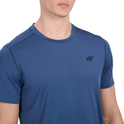 4. Men's T-shirt 4F FNK M1521 denim 4FWAW25TFTSM1521 32S
