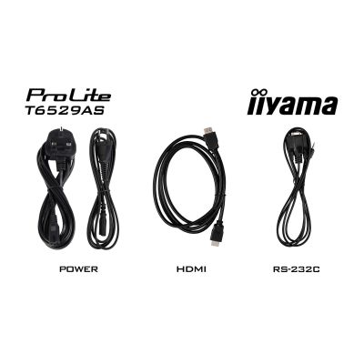 24. Interactive Display iiyama T6529AS-B1AG 65" All-In-One 3840x2160 4K UHD 4GB RAM 32GB Memory Android 14 2xHDMI+USB-C VESA 400x400