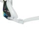 2. Nike Chrome Mirrored Swimming Goggles, White-Black, NESSD125-115 OS