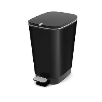 2. KIS 8071800 1784 Rectangular Waste Bin Black
