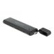 4. DeLOCK External USB Type-C Enclosure for M.2 NVMe PCIe or SATA SSD – Tool-Free