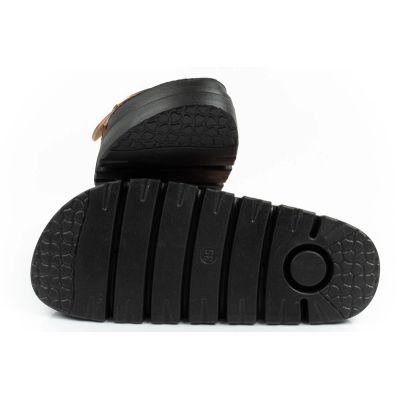 9. Lee Cooper shoes women's slippers gold comfortable platform fashionable