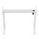 9. ERGO OFFICE ELECTRIC DESK ADJUSTABLE MAX HEIGHT 1160MM, MAX - 80 KG, WITHOUT TABLETOP FOR SITTING AND STANDING WORK, WHITE ER-400 W