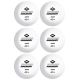 14. JADE POLY TABLE TENNIS BALLS 40 WHITE 6 PIECES POT