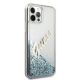 4. Guess GUHCP12LGLVSBL iPhone 12 Pro Max 6.7" blue/blue hardcase Glitter Vintage Script
