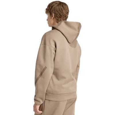 3. Men's adidas ZNE Full Zip sweatshirt beige KF3828