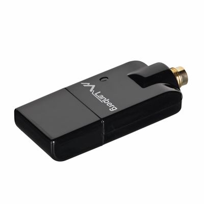 7. Lanberg N300 NC-0300-WIE Network Card (USB 2.0, WiFi Antenna Connector)