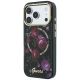 2. Guess IML Glitter Blossom Roses MagSafe Case for iPhone 18 Pro Max / 17 Pro Max – black