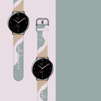 3. Strap Moro for Samsung Galaxy Watch 45 / 46 / 47 mm silicone bracelet watch band - pattern 17