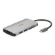6. D-Link DUB-M810 Wired Docking Station USB 3.2 Gen 1 (3.1 Gen 1) Type-C Aluminum
