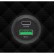 4. UNITEK CAR CHARGER 38W, USB-A USB-C, QC3.0, P1400A