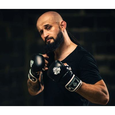 40. MMAsparring gloves L - Phantom White - Valor Series