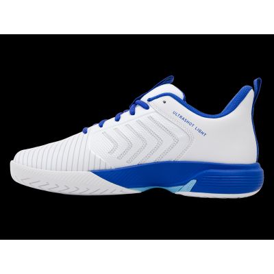 5. K-swiss ULTRASHOT LIGHT WHITE/DAZZLING BLUE/BALTIC SEA-M sneakers (04767-158-M)