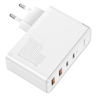 8. Baseus GaN2 Pro fast charger 100W USB / USB Type C Quick Charge 4+ Power Delivery white (CCGAN2P-L02)