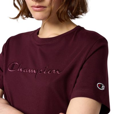 4. Champion SS Tee Burgundy Women's T-Shirt 118382 RS522