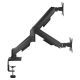 3. SAVIO DOUBLE DESK MOUNT FOR MONITORS 17"-32" 2X 2-9 KG ON SPRING UM-04
