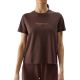 Women's T-shirt 4F F1354 dark brown 4FWSS24TTSHF1354 80S