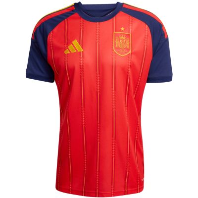 9. adidas Spain 26 Home Jersey red JN4390