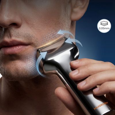 9. MAXGROOM WF-2037D foil electric shaver IPX7 - silver