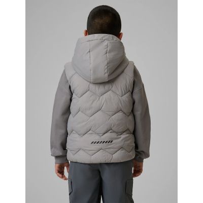 2. Boy's vest with synthetic filling 4F 4FJRSS26TVJAM352-25S