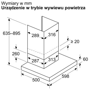 BOSCH DWB63BC60 hood