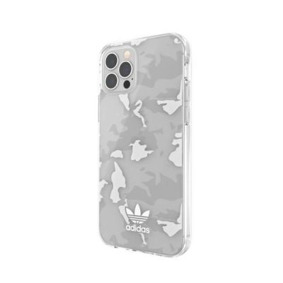 6. Adidas OR SnapCase Camo iPhone 12/12 Pro transparent/white 43705