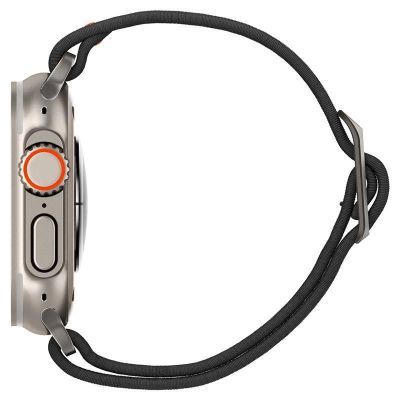 13. Spigen Fit Lite Ultra Strap for Apple Watch 4/5/6/7/8/9/SE/Ultra (42/44/45/49 mm) - Black