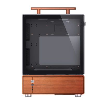 10. Jonsbo T7 PC Case, Midi-Tower, mATX, Tempered Glass - Silver