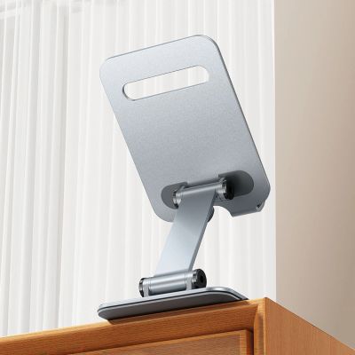 3. Orico PS2 foldable phone stand, 360° rotating - silver