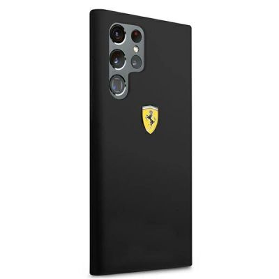 4. Ferrari FESSIHCS22LBK S22 Ultra S908 black/black hardcase On Track Silicone