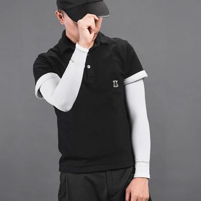 17. Rockbros XT9002W cycling sleeves - white (2 pcs.)