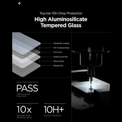 8. Spigen Glas.Tr Ez Fit Pro HD Privacy Glass for Samsung Galaxy S26