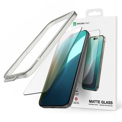 17. AmazingThing Radix Matte Glass tempered glass for iPhone 16