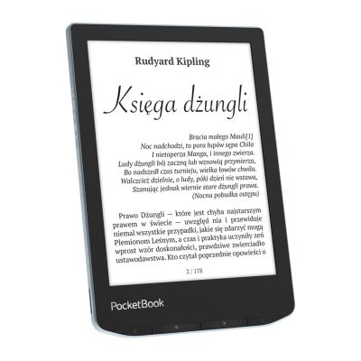 4. PocketBook Verse 629 6" 8GB Wi-Fi Bright Blue Ebook Reader