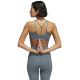4. adidas Coreessentials Medium-Support Women's Sports Bra Gray HD7686