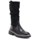6. Women's warm, ruffled boots, black M.Daszyński SA259-