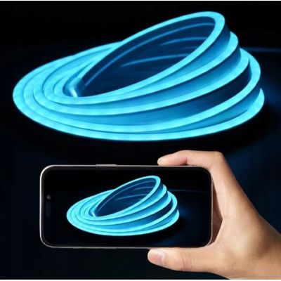 10. Vention Silicone Neon LED Strip with IR Remote and DC 12V Power Supply 5m