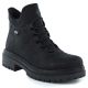 9. Women’s Black Leather Ankle Boots with Elastic Gussets, Rieker Y3163-00