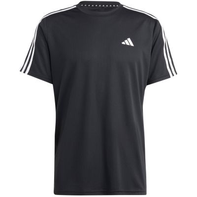 3. Men's adidas Train Essentials 3-Stripes Training Tee Black IB8150