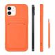 9. Card Case Silicone Wallet Case with Card Slot Documents for Samsung Galaxy A73 Navy Blue
