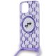 5. Karl Lagerfeld IML Crossbody Monogram Karl & Choupette Head MagSafe case for iPhone 15 / 14 / 13 - purple
