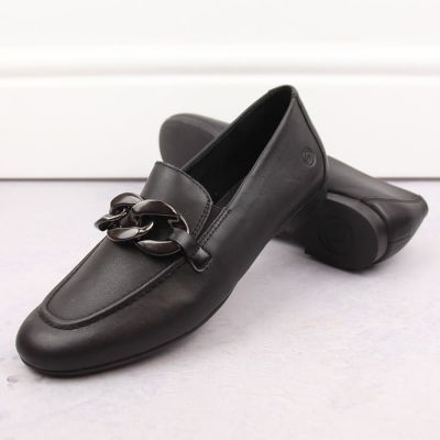 8. Comfortable leather shoes with chain Remonte W RKR645 black