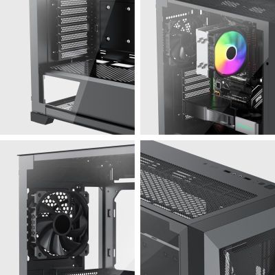 12. Xilence Gehäuse Xilent x aRGB XG151 Case - Mini Tower - ATX