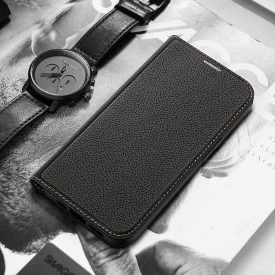 4. Dux Ducis Skin X2 case for iPhone 14 Plus case with magnetic flap black